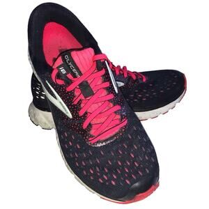 Brooks Glycerin 16 Women's Sz 6.5B Black/Pink Walking Training Running Sneakers